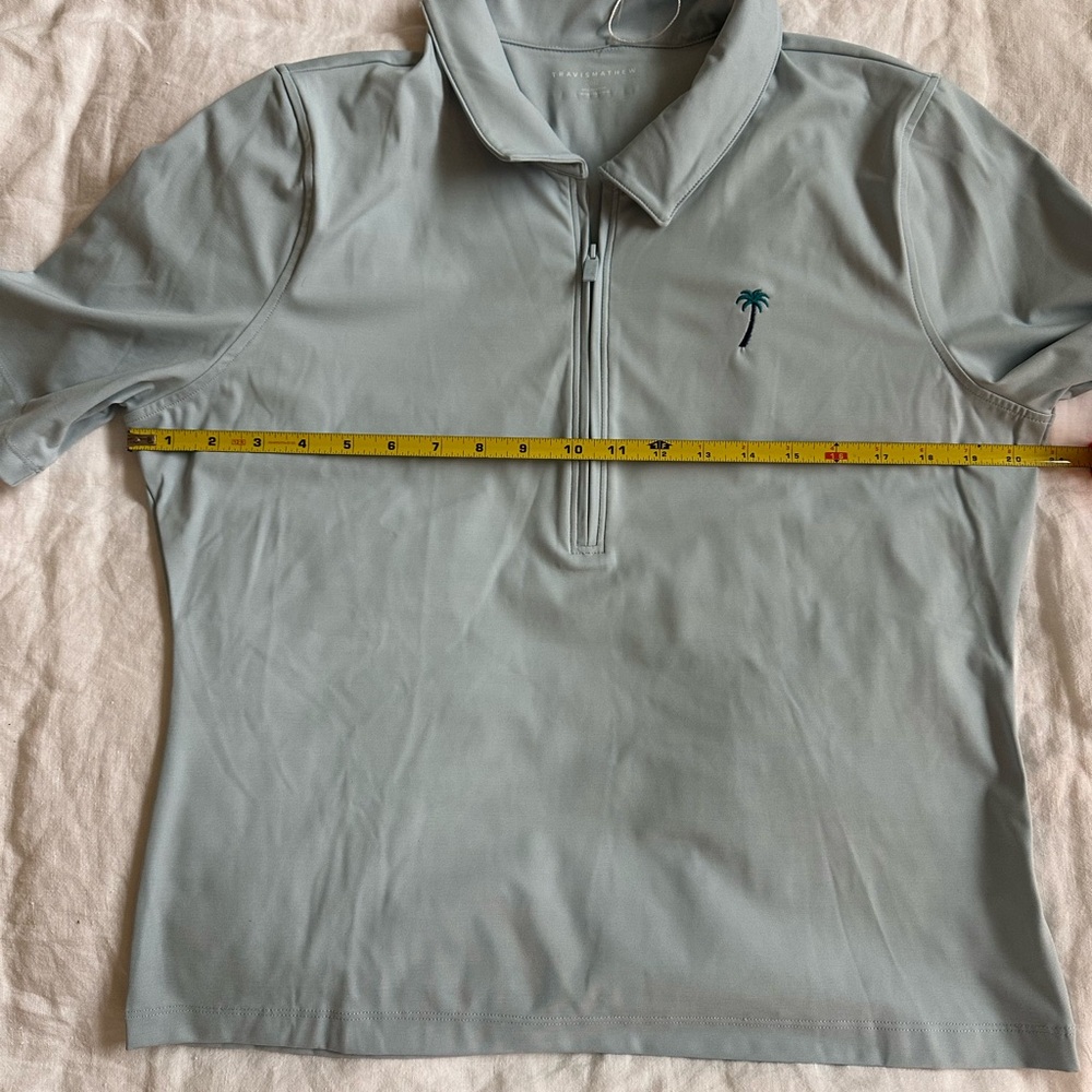 Travis Mathew Light Blue Women’s Golf Polo Shirt - Picture 11 of 11